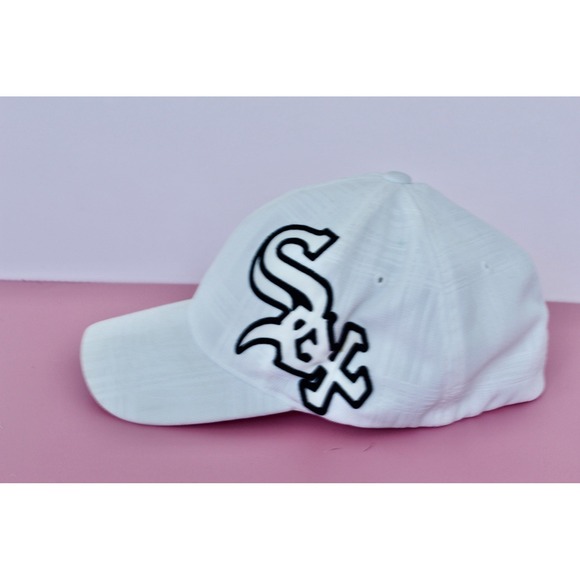 Chicago White Sox White Plaid Fitted L-XL Hat MLB Clean! - Picture 1 of 6